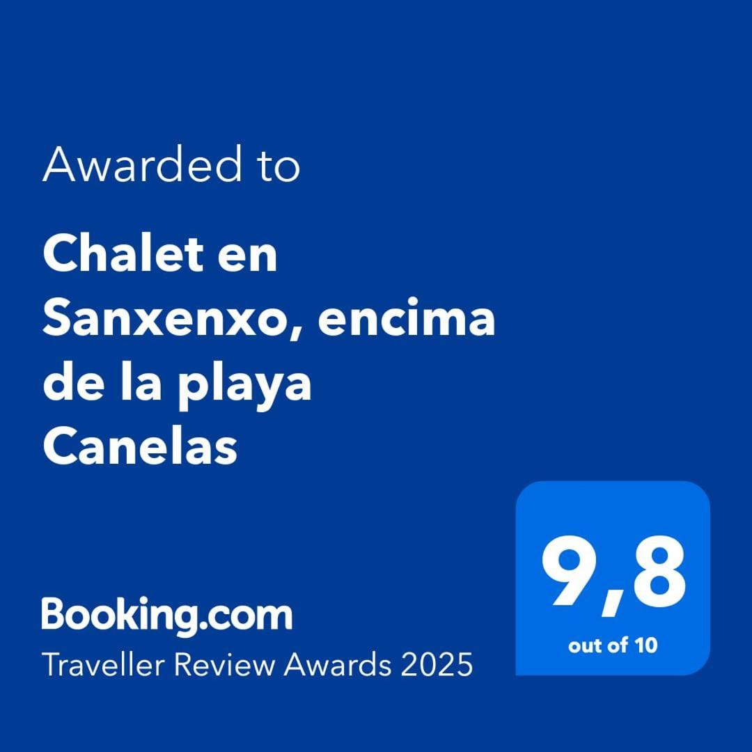 Chalet En Sanxenxo, Encima De La Playa Canelasヴィラ エクステリア 写真